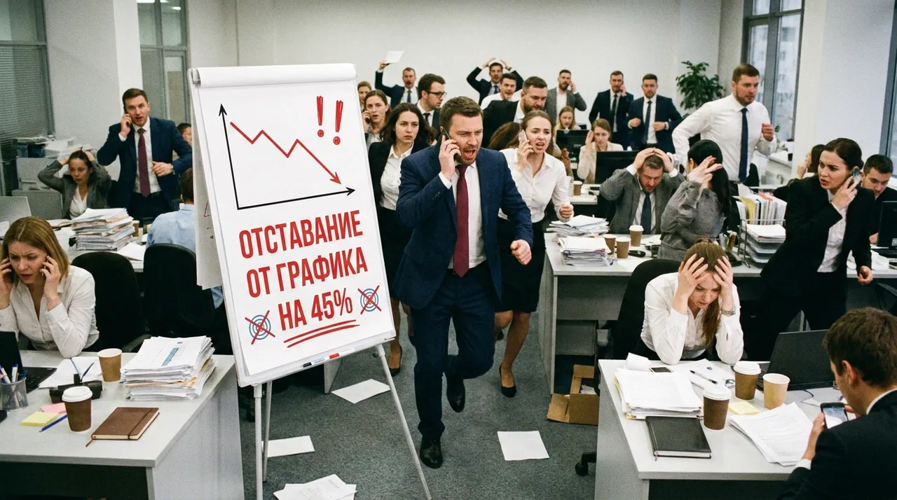 План по продажам горит